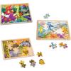 imageMelissa ampamp Doug 3Puzzle Jigsaw Set  Dinosaurs Ocean and Safari