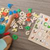 imageMelissa ampamp Doug Upper ampamp Lower Case Alphabet Letters Wooden Puzzle  52 Pieces