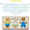 imageMelissa ampamp Doug Wooden Bear Family DressUp Puzzle 45 Pieces Mix and Match Outfits Sorting ampamp Matching Toy with Storage Case Educational Puzzle for Toddlers Ages 3