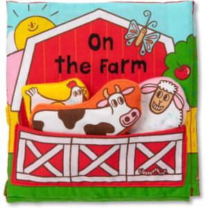 imageMelissa ampamp Doug Ks Kids On The Farm 8Page Soft Activity Book for Babies and Toddlers