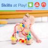 imageMelissa ampamp Doug First Bead Maze  Wooden Educational Baby Toy with Suction Cups for Floor High Chair or Toddler Table Toddler Toys for Girls ampamp Boys Ages 1Standard
