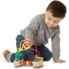 imageMelissa ampamp Doug First Bead Maze  Wooden Educational Baby Toy with Suction Cups for Floor High Chair or Toddler Table Toddler Toys for Girls ampamp Boys Ages 1Standard