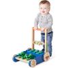 imageMelissa ampamp Doug Deluxe Chomp and Clack Alligator Wooden Push Toy and Activity WalkerPush Toy