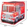 imageMelissa ampamp Doug Fire Truck Play Tent Role Play Firefighter Tent Fire Truck for Kids Ages 3